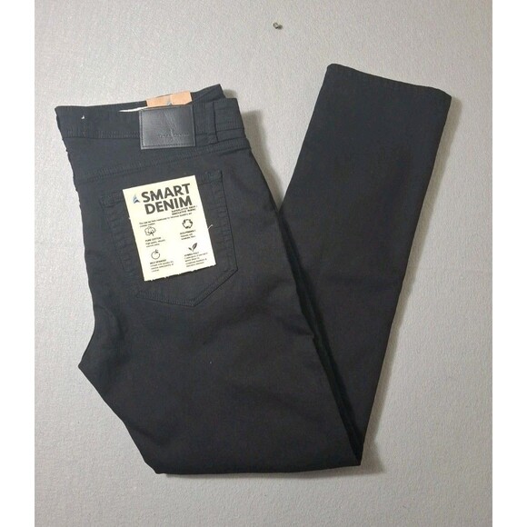 Tailor Vintage NWT Mens 38x32 Smart Denim Black Pants Jeans Canaan Slim Fit $98 - Picture 1 of 14